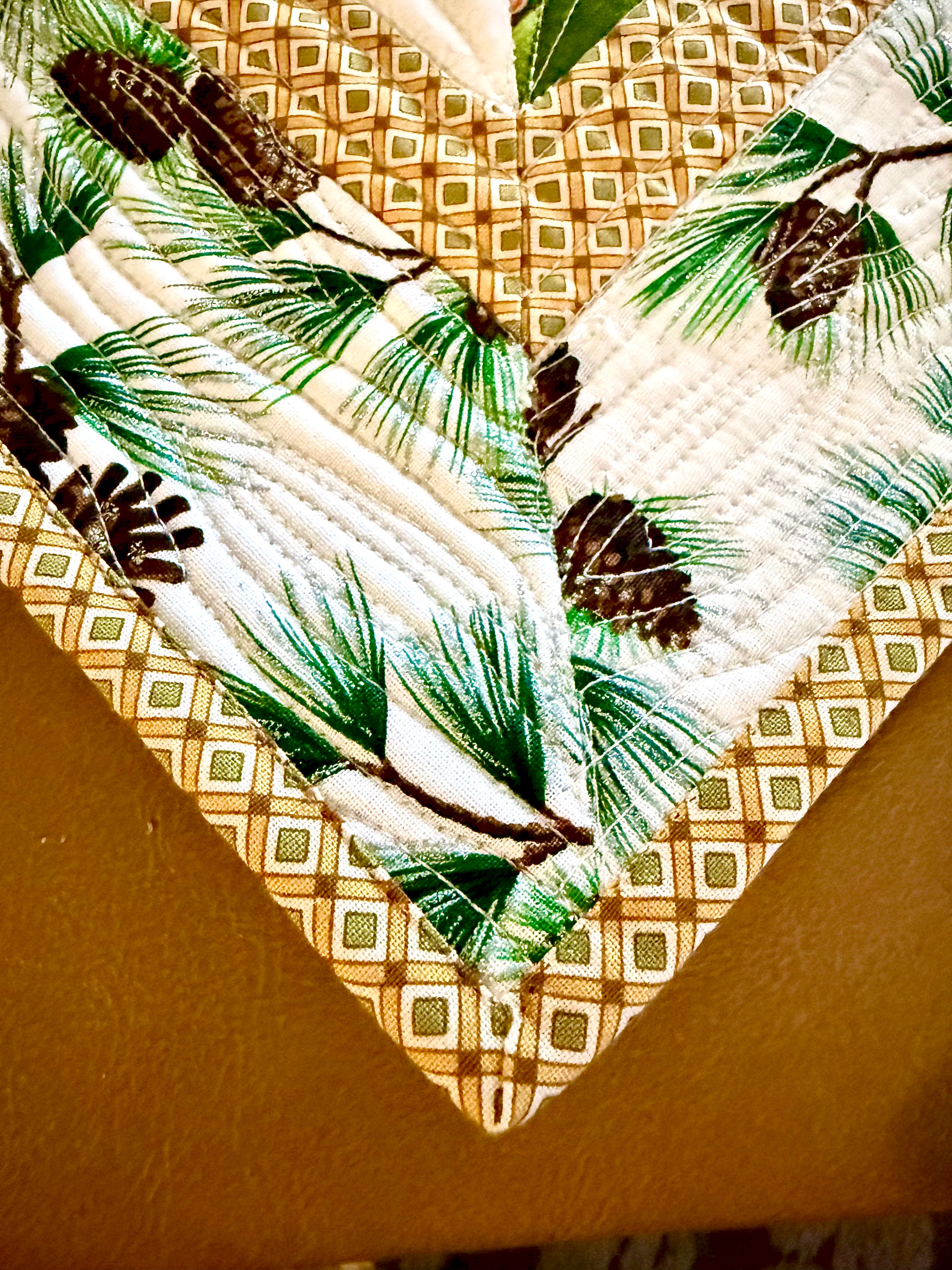 Mountain Camping Table Runner