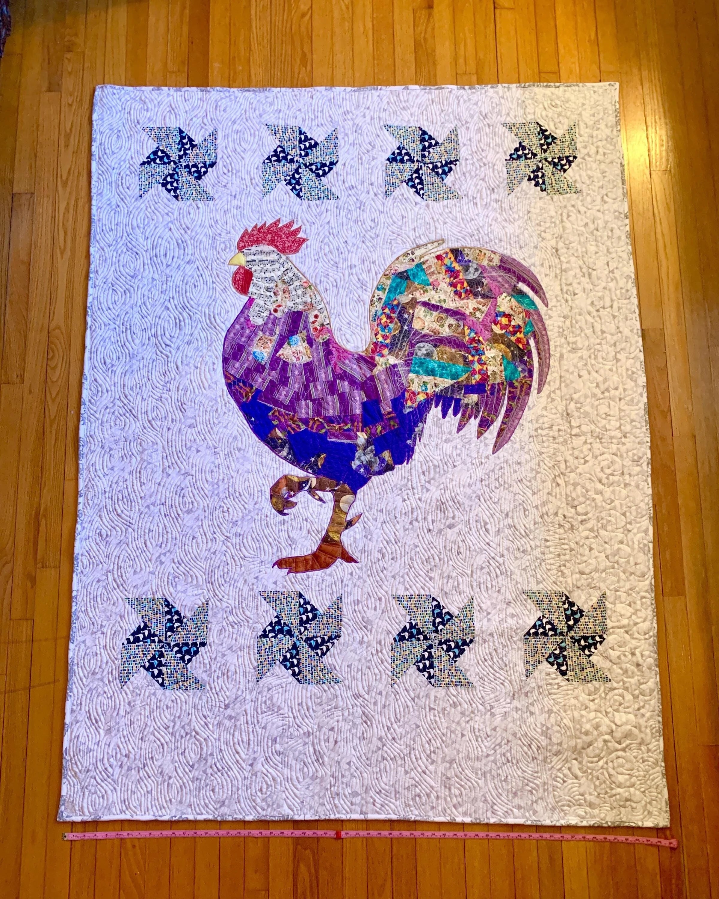 Rooster Quilt Wall Art