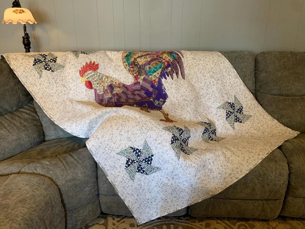 Rooster Quilt Wall Art